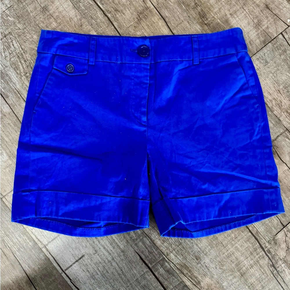 Jennifer & Grace Women’s Royal Blue Shorts | Size 12 | Cotton Stretch | Like New